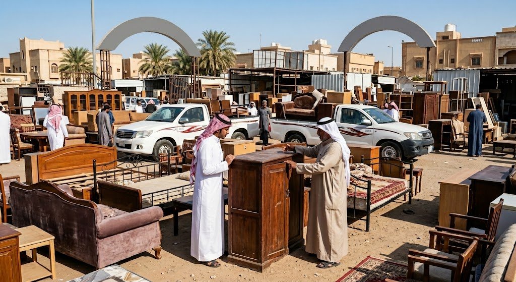 شراء اثاث مستعمل حي العليا الرياض بأعلى الأسعار وتقييم فوري وشامل