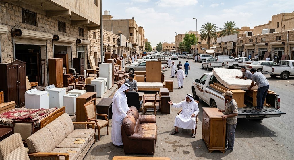 شراء اثاث مستعمل حي الرمال الرياض بأعلى الأسعار وتقييم فوري وشامل