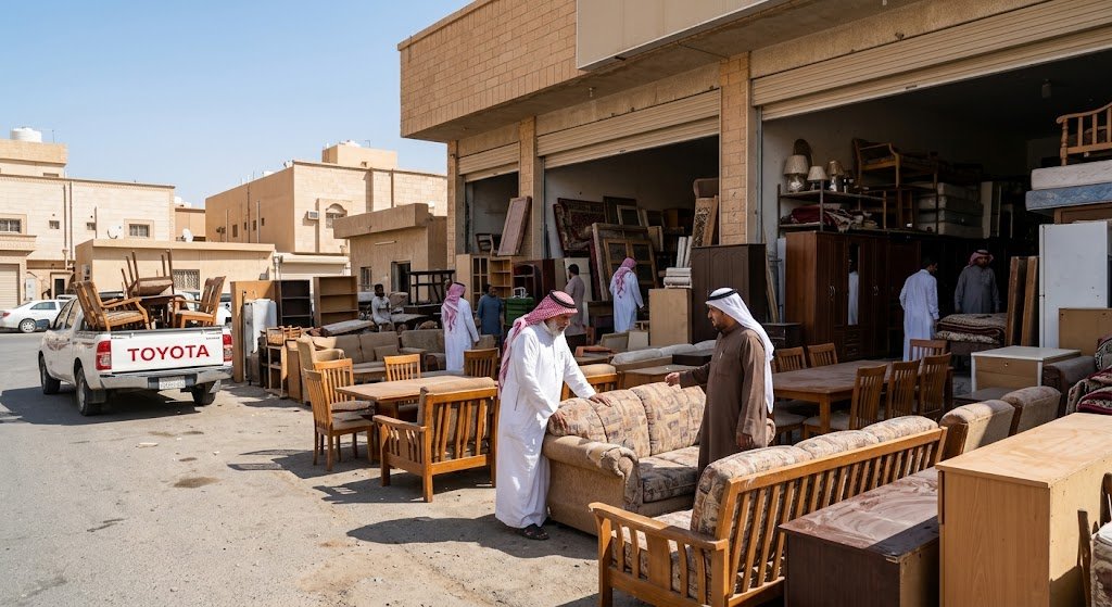 شراء اثاث مستعمل حي حطين الرياض بأفضل الأسعار وتقييم فوري وشامل